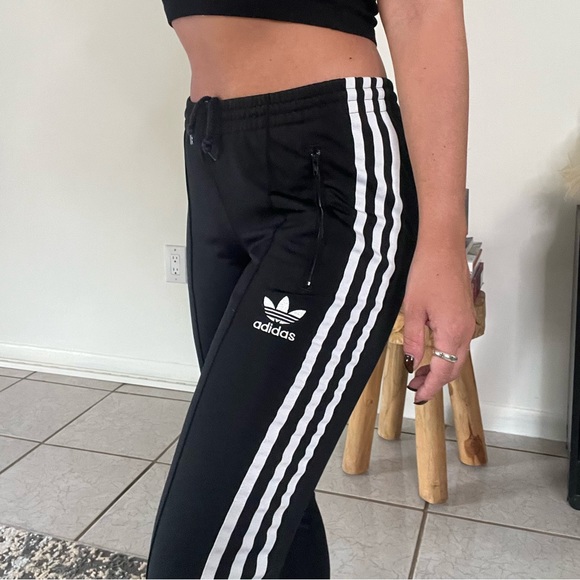 Adidas 3 Stripe Skinny Track Pant - Picture 11 of 11